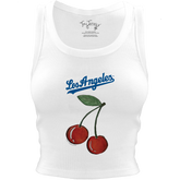 Los Angeles Dodgers Cherry Crop Tank