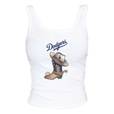 Los Angeles Dodgers Cowboy Boot Tank