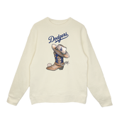 Los Angeles Dodgers Cowboy Boot Crewneck Sweatshirt