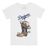 Los Angeles Dodgers Cowboy Boot Kid's Tee Shirt