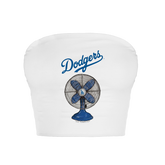 Los Angeles Dodgers Fan Crop Tube Top