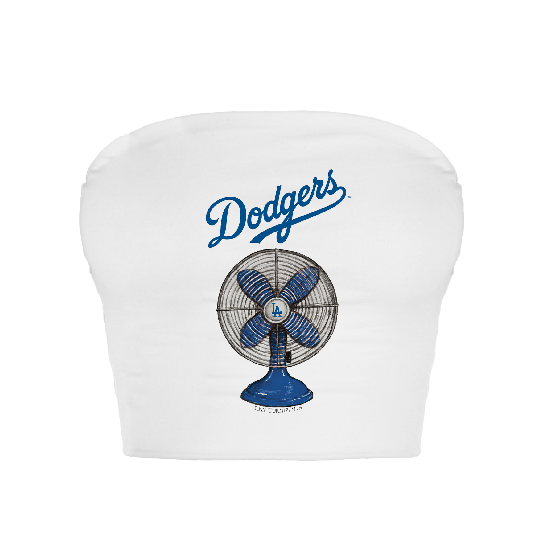 Los Angeles Dodgers Fan Crop Tube Top