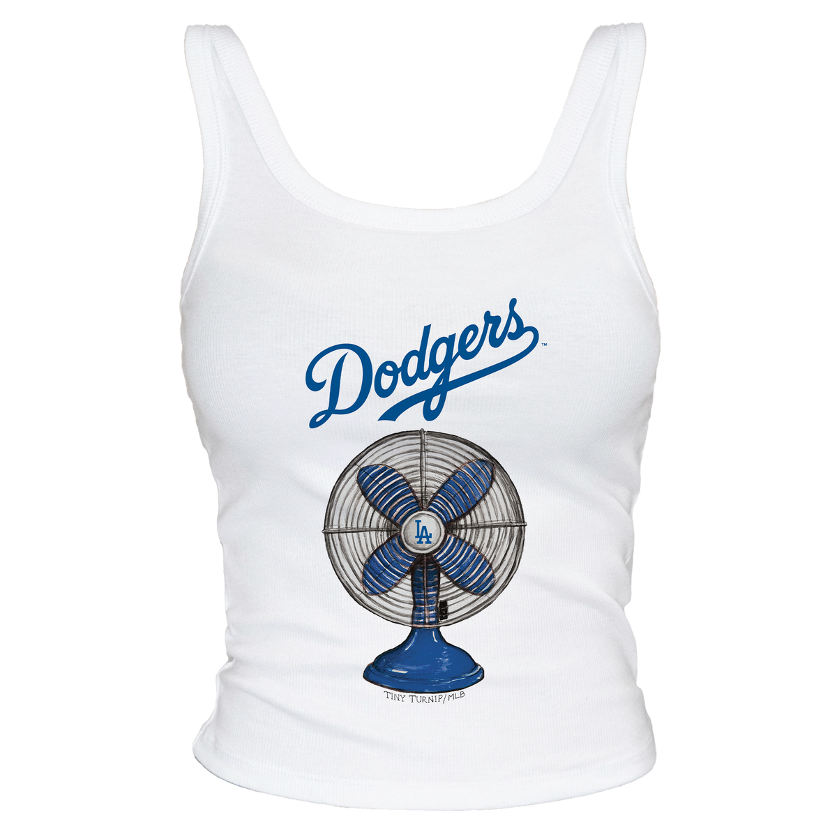 Los Angeles Dodgers Fan Crop Tank - Tiny Turnip