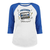 VIP Los Angeles Dodgers Postseason '26 Unisex 3/4 Sleeve Raglan - Tiny Turnip