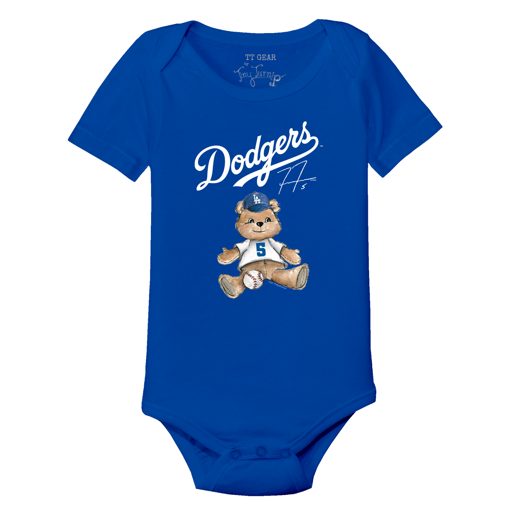 Los Angeles Dodgers Freeman Teddy Short Sleeve Snapper