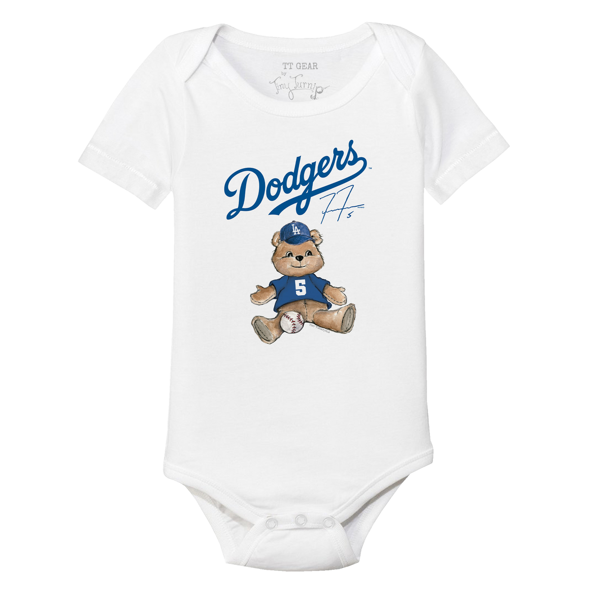 Los Angeles Dodgers Freeman Teddy Short Sleeve Snapper