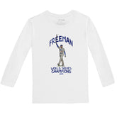 LA Dodgers Chelsea Freeman World Series Walk Off Long-Sleeve Tee Shirt