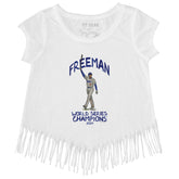 LA Dodgers Chelsea Freeman World Series Walk Off Fringe Tee - Tiny Turnip