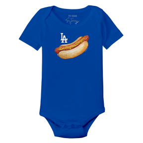 Los Angeles Dodgers Hot Dog Short Sleeve Snapper