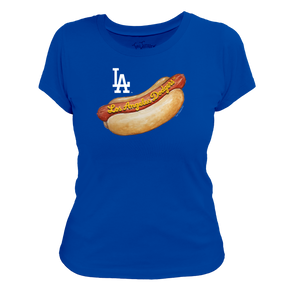 Los Angeles Dodgers Hot Dog Women's Tee Shirt