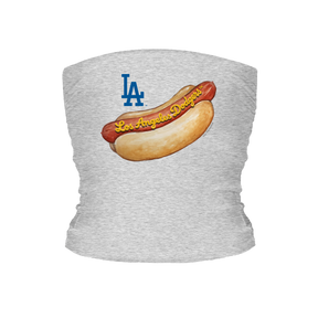 Los Angeles Dodgers Hot Dog Tube Top