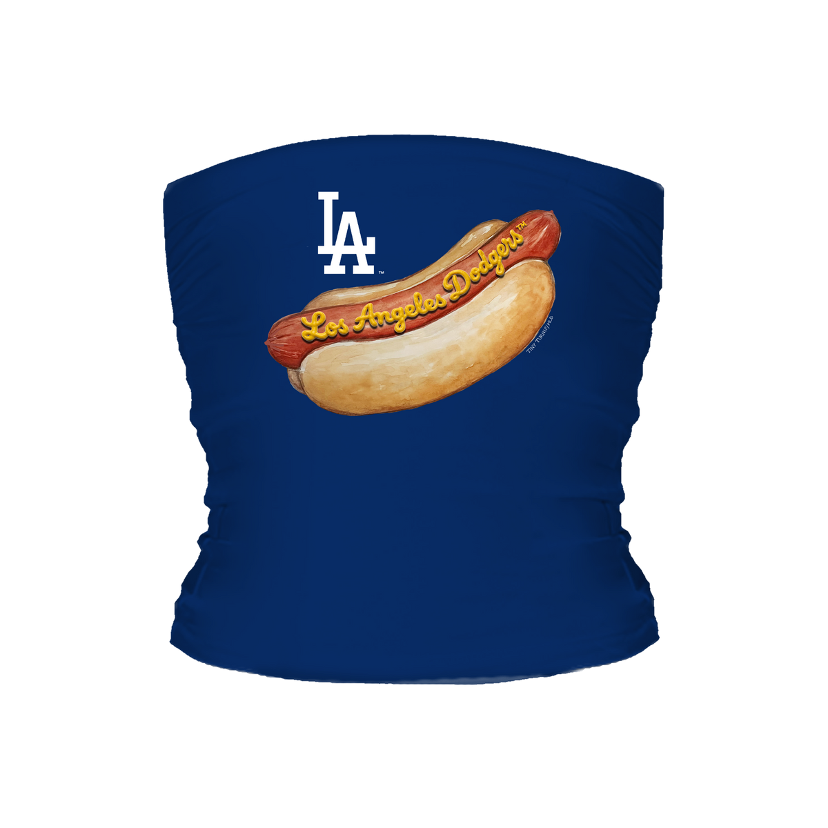 Los Angeles Dodgers Hot Dog Tube Top