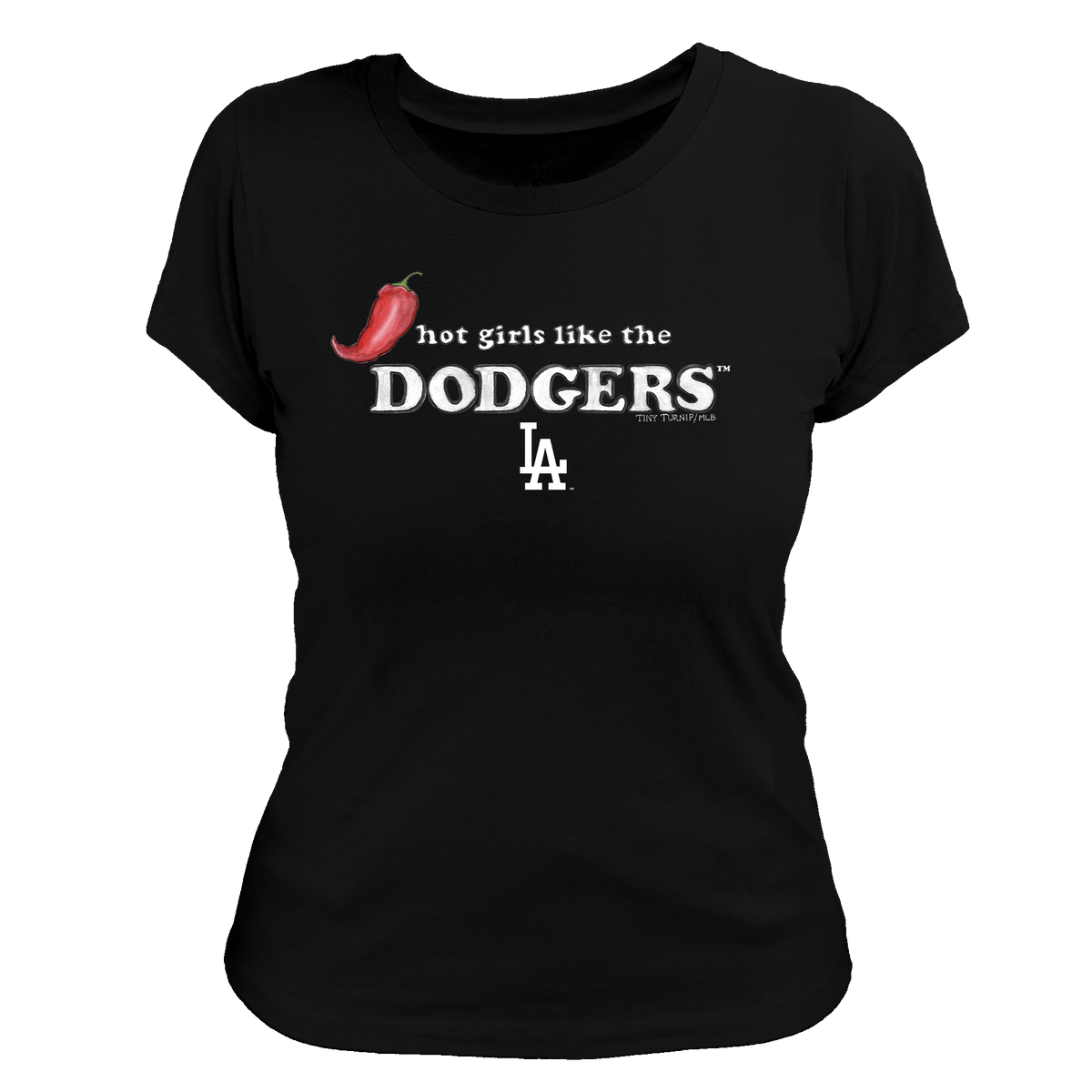 Los Angeles Dodgers Hot Girls Women's Tee Shirt