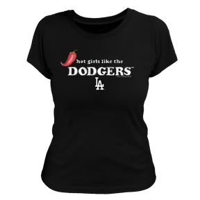 Los Angeles Dodgers Hot Girls Women's Tee Shirt