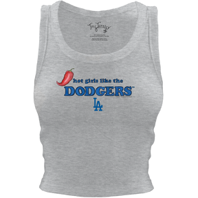 Los Angeles Dodgers Hot Girls Crop Tank