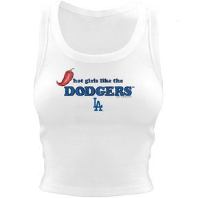 Los Angeles Dodgers Hot Girls Crop Tank