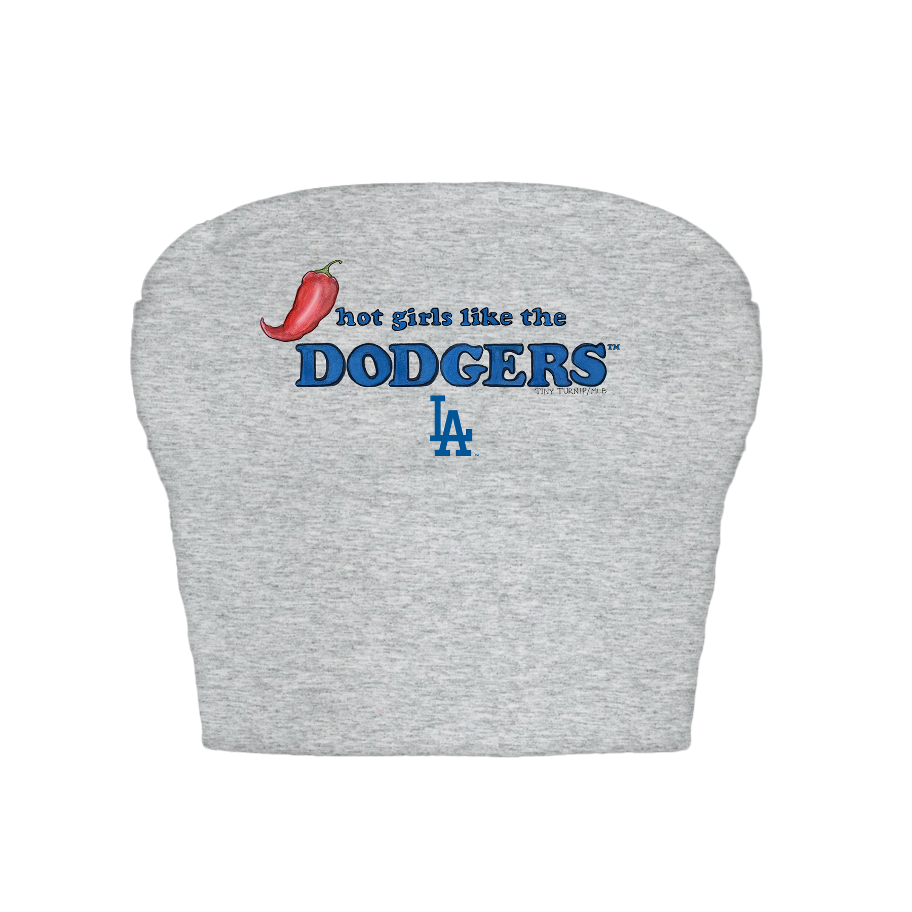 Los Angeles Dodgers Hot Girls Crop Tube Top