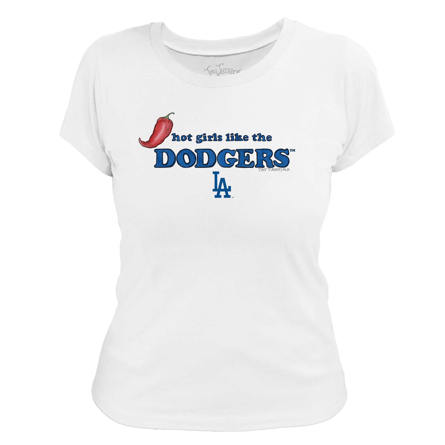 Los Angeles Dodgers Hot Girls Women's Tee Shirt