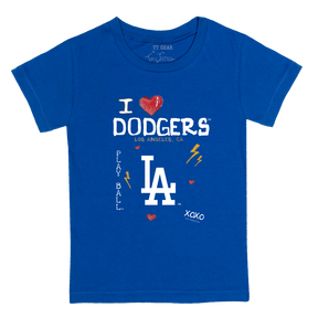 I Heart Dodgers Kid's Tee Shirt - Tiny Turnip