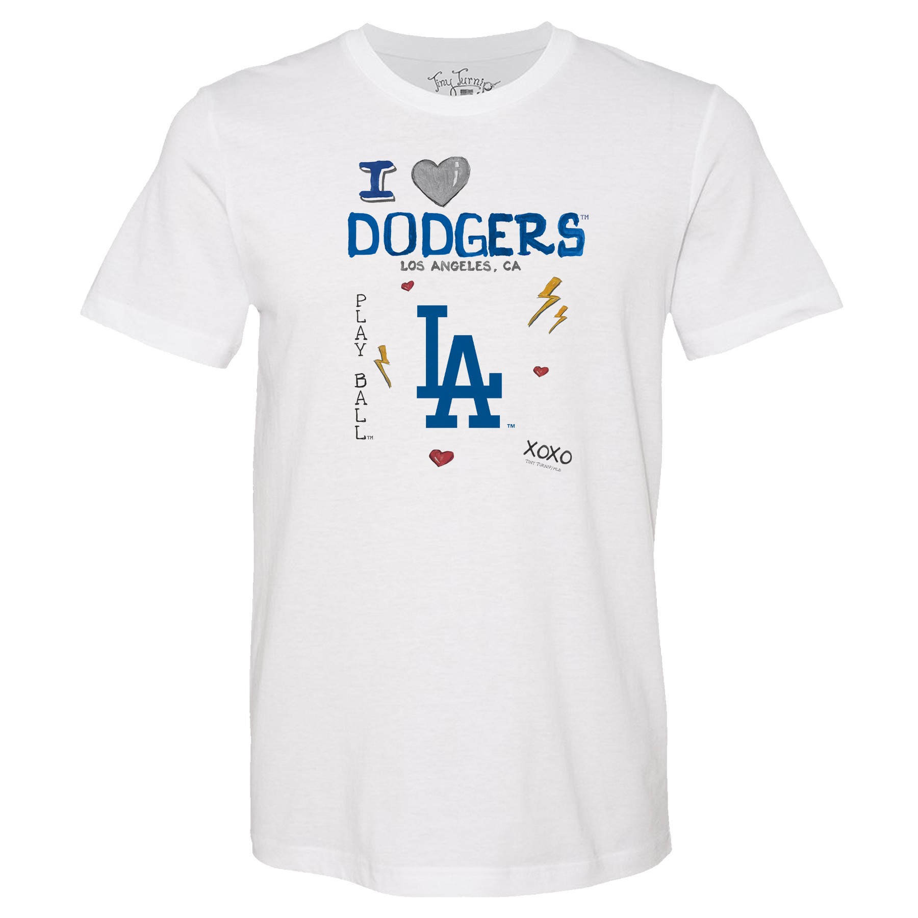 I Heart Dodgers Unisex Tee Shirt - Tiny Turnip