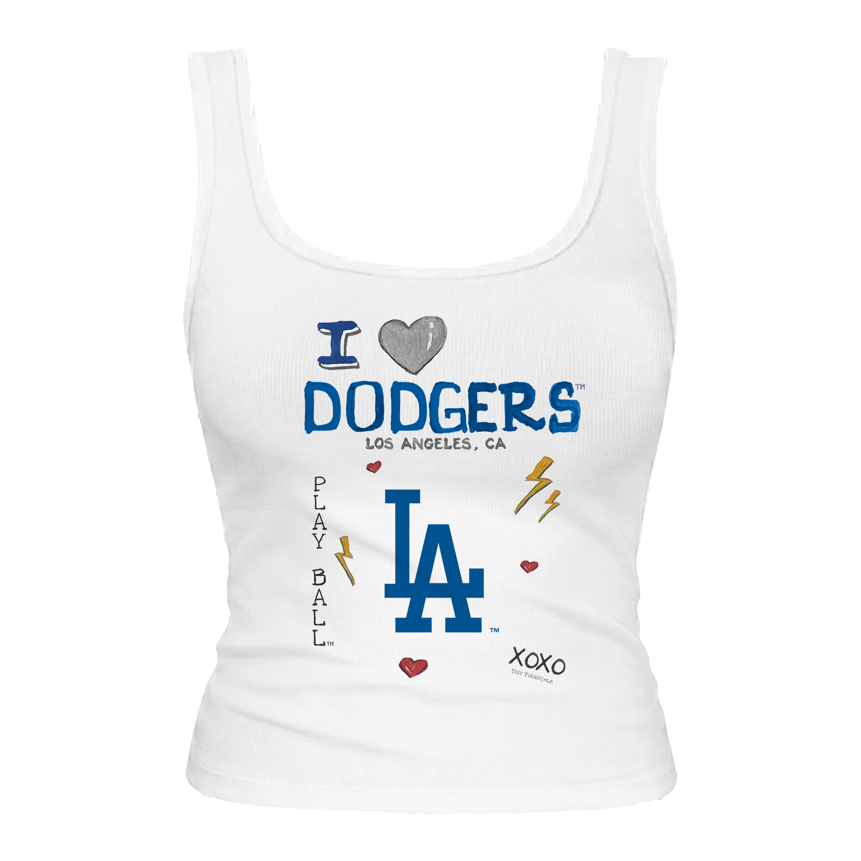 Los Angeles Dodgers I Heart Dodgers Emmy Tank