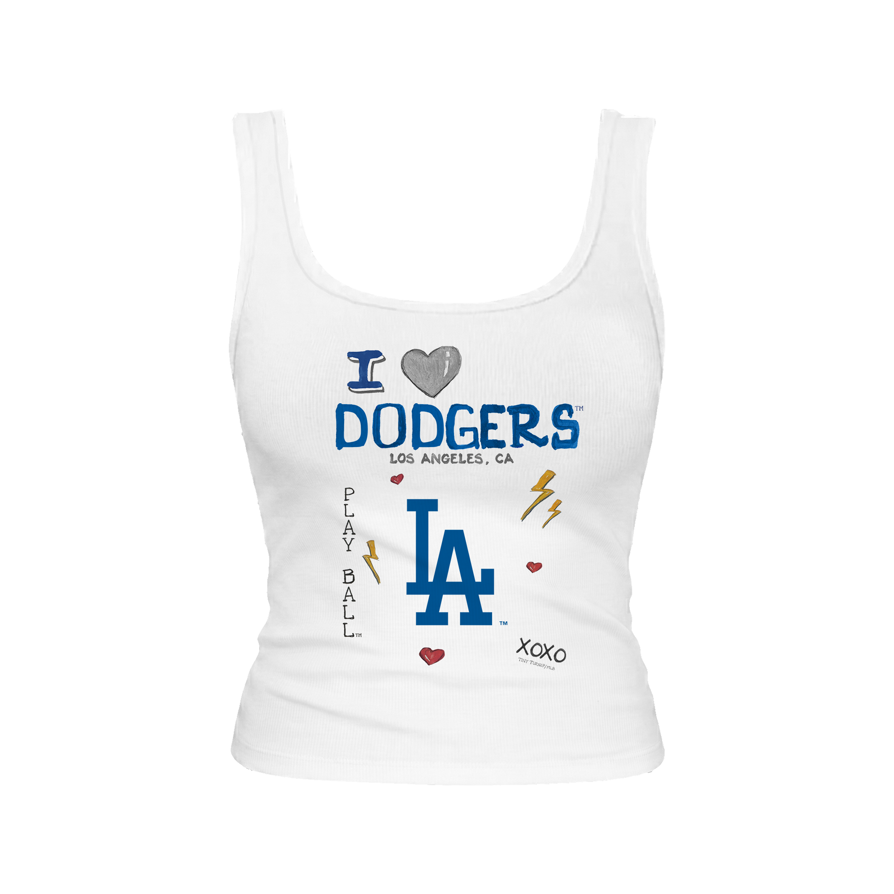 Los Angeles Dodgers I Heart Dodgers Emmy Tank