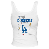 I Heart Dodgers Tank - Tiny Turnip