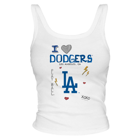 I Heart Dodgers Tank - Tiny Turnip