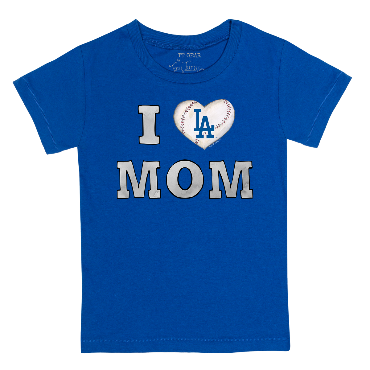 Los Angeles Dodgers I Love Mom Tee Shirt