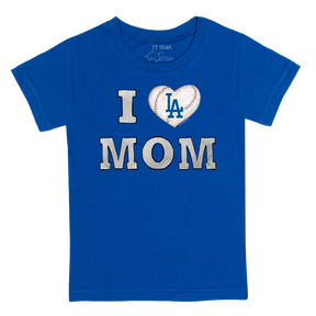 Los Angeles Dodgers I Love Mom Tee Shirt