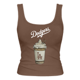 Los Angeles Dodgers Latte Emmy Tank
