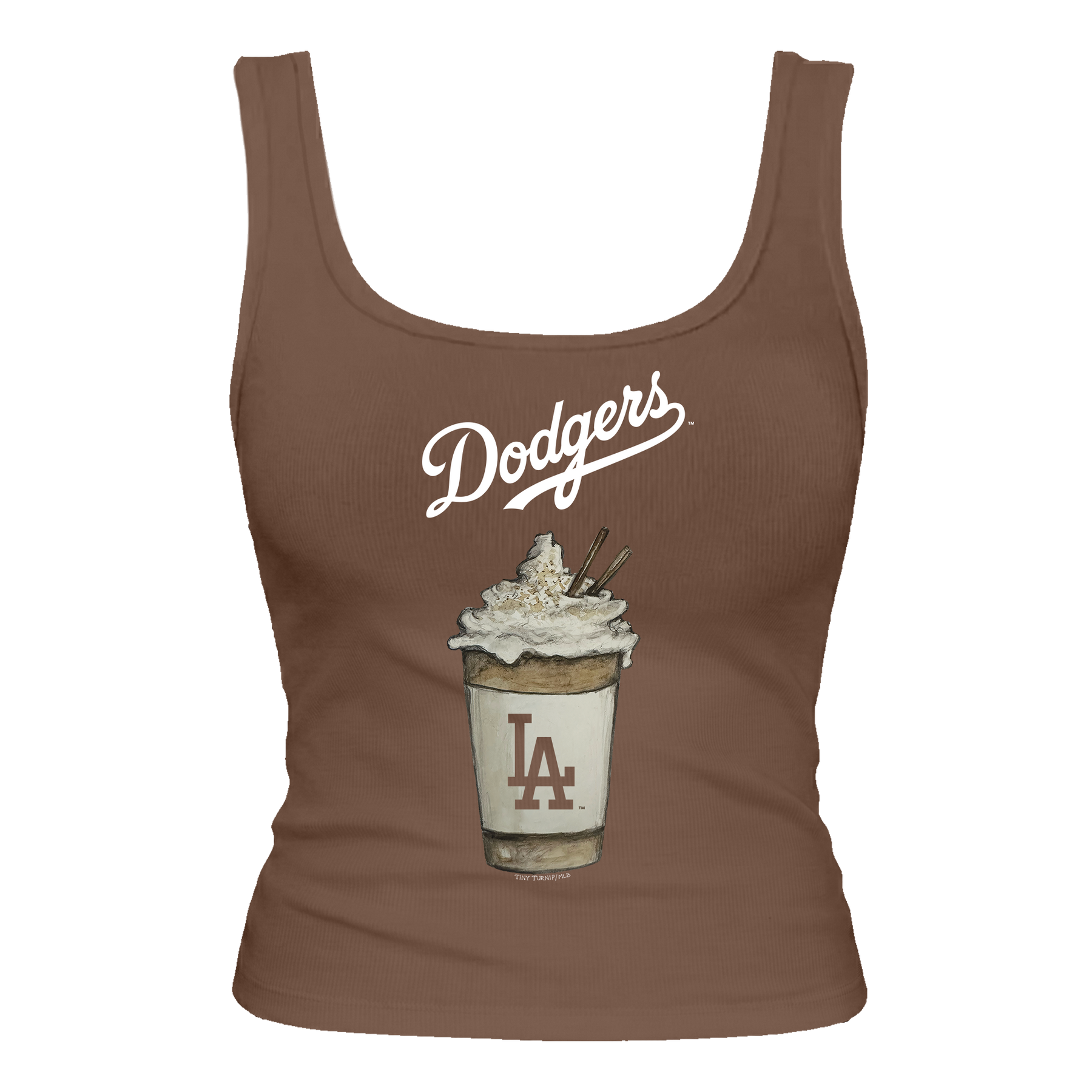 Los Angeles Dodgers Latte Emmy Tank