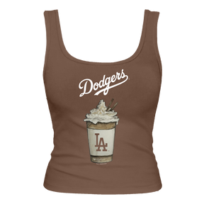 Los Angeles Dodgers Latte Emmy Tank