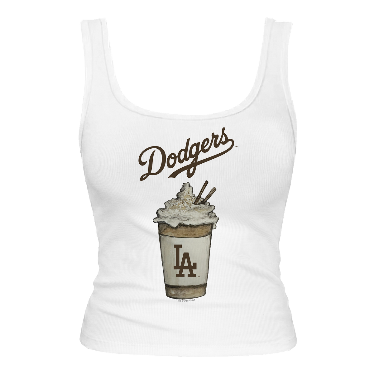 Los Angeles Dodgers Latte Emmy Tank