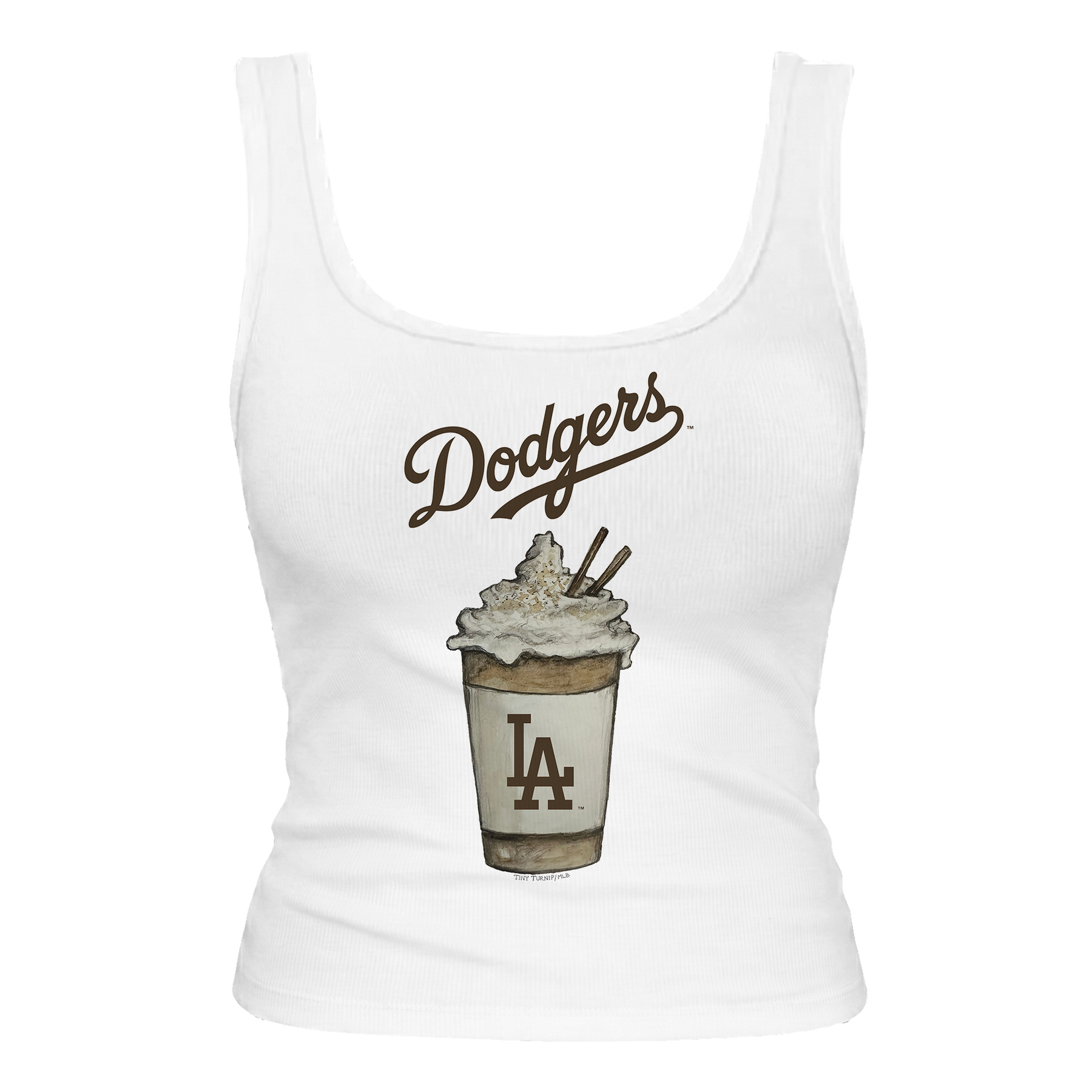 Los Angeles Dodgers Latte Emmy Tank