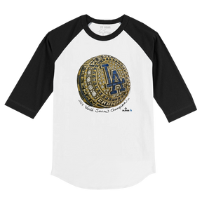 LA Dodgers Chelsea Freeman Let Freeman Ring 3/4 Sleeve Raglan