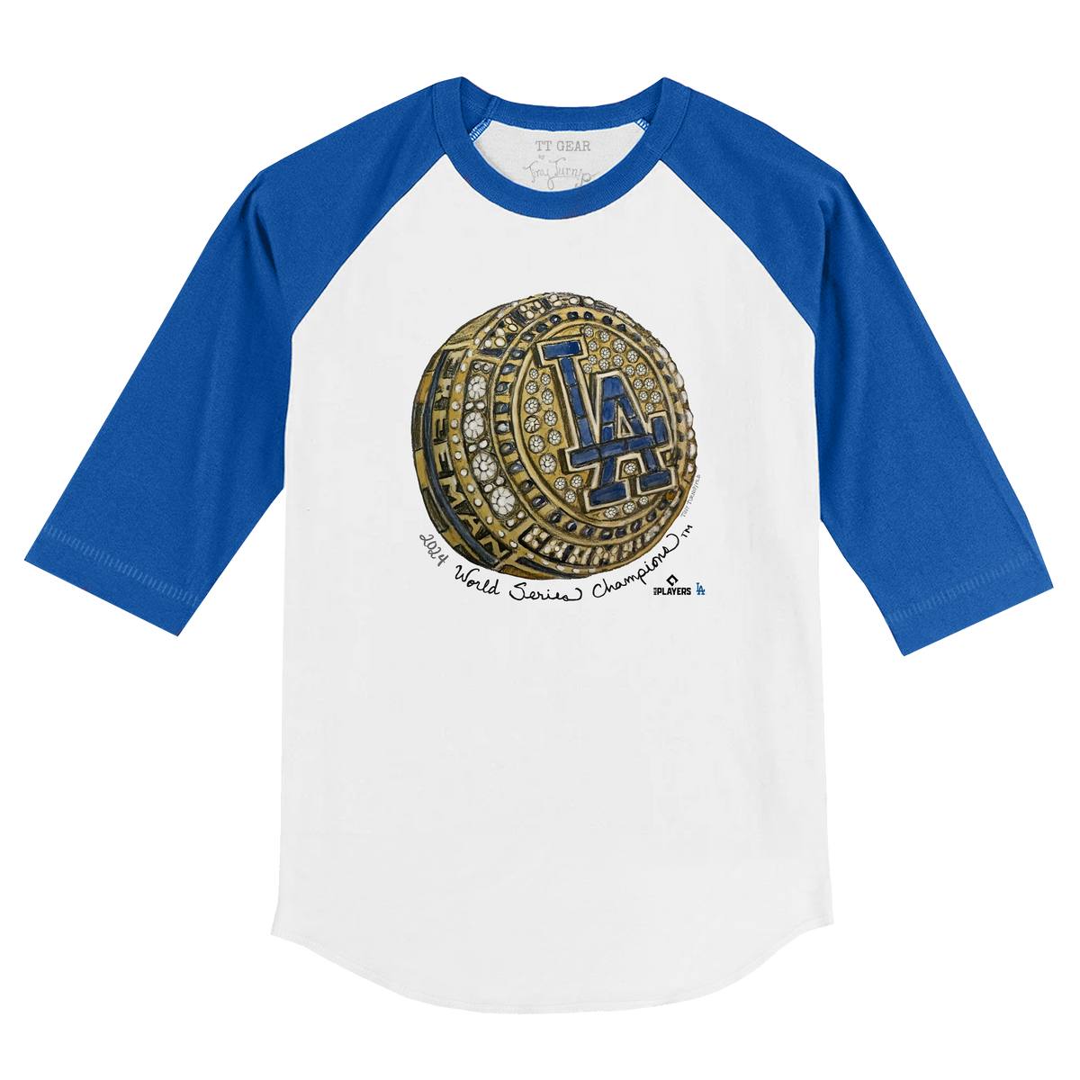 LA Dodgers Chelsea Freeman Let Freeman Ring 3/4 Sleeve Raglan
