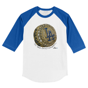 LA Dodgers Chelsea Freeman Let Freeman Ring 3/4 Sleeve Raglan