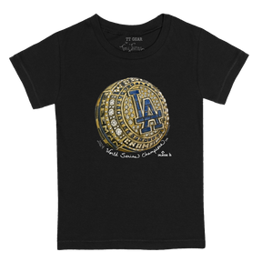 LA Dodgers Chelsea Freeman Let Freeman Ring Kid's Tee Shirt
