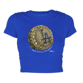 LA Dodgers Chelsea Freeman 2024 World Series Ring Crop Tee