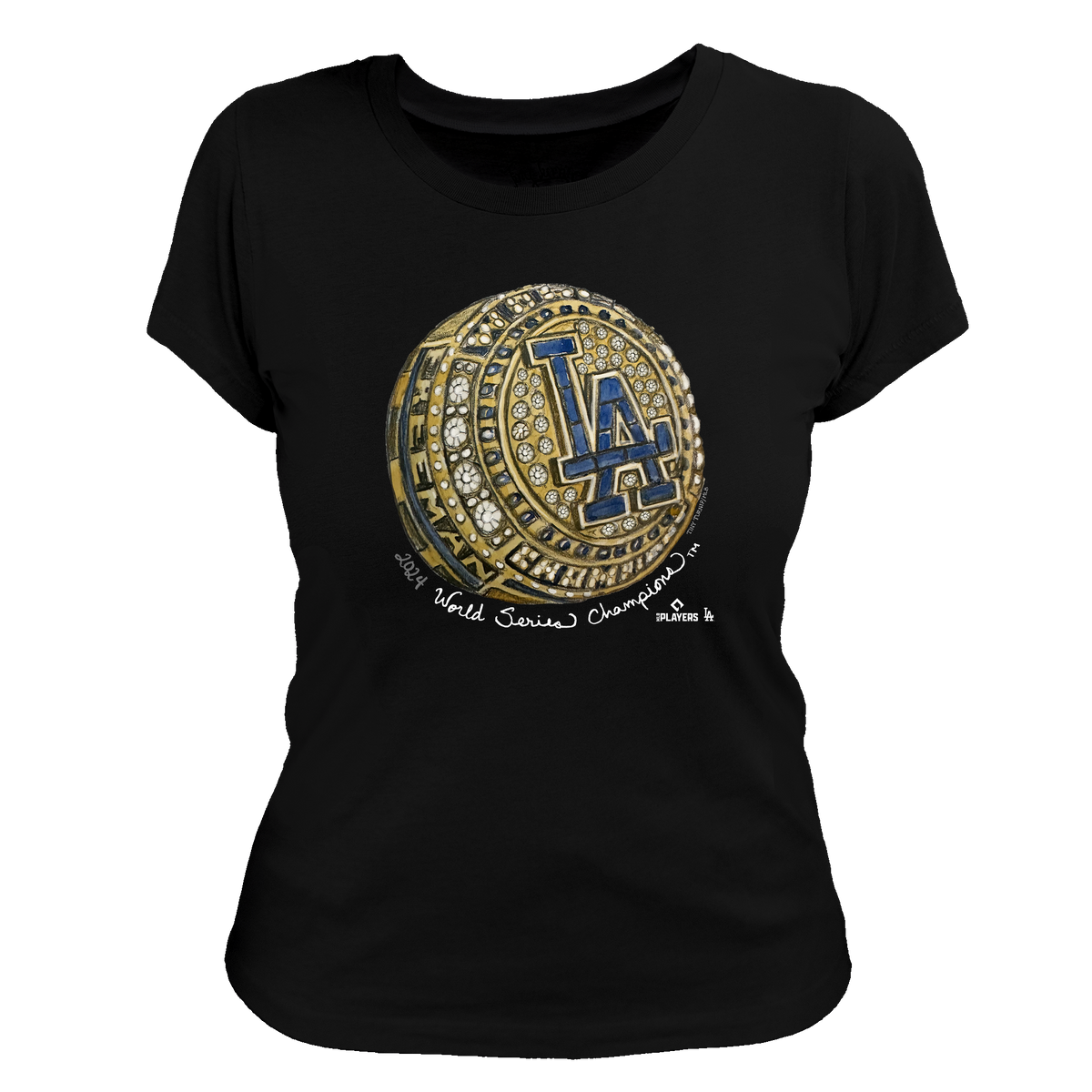 LA Dodgers Chelsea Freeman Let Freeman Ring Women's Tee Shirt