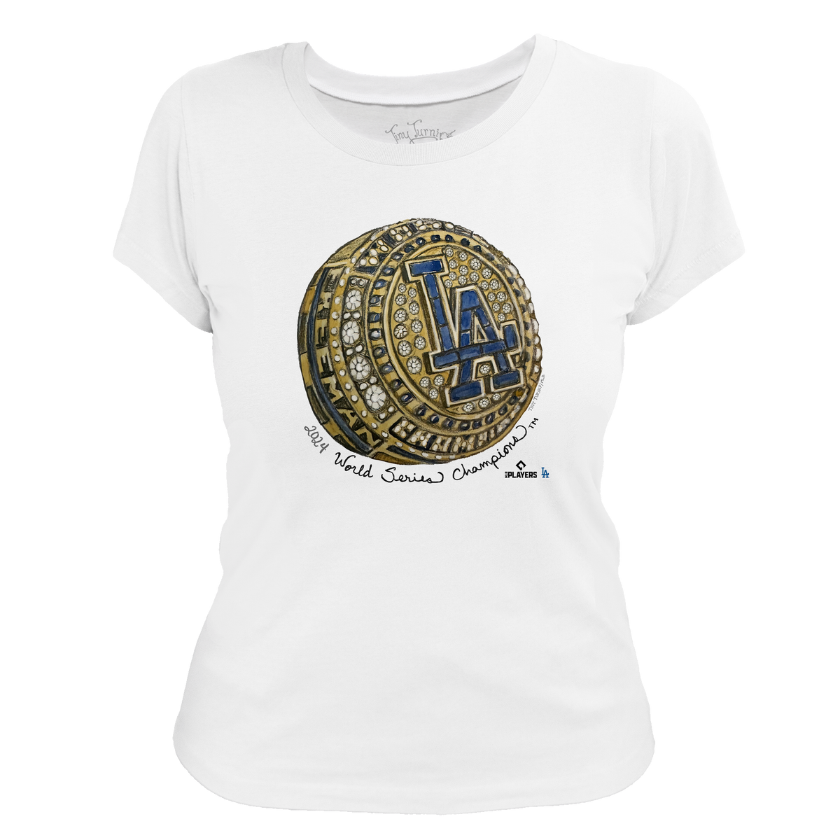 LA Dodgers Chelsea Freeman Let Freeman Ring Women's Tee Shirt