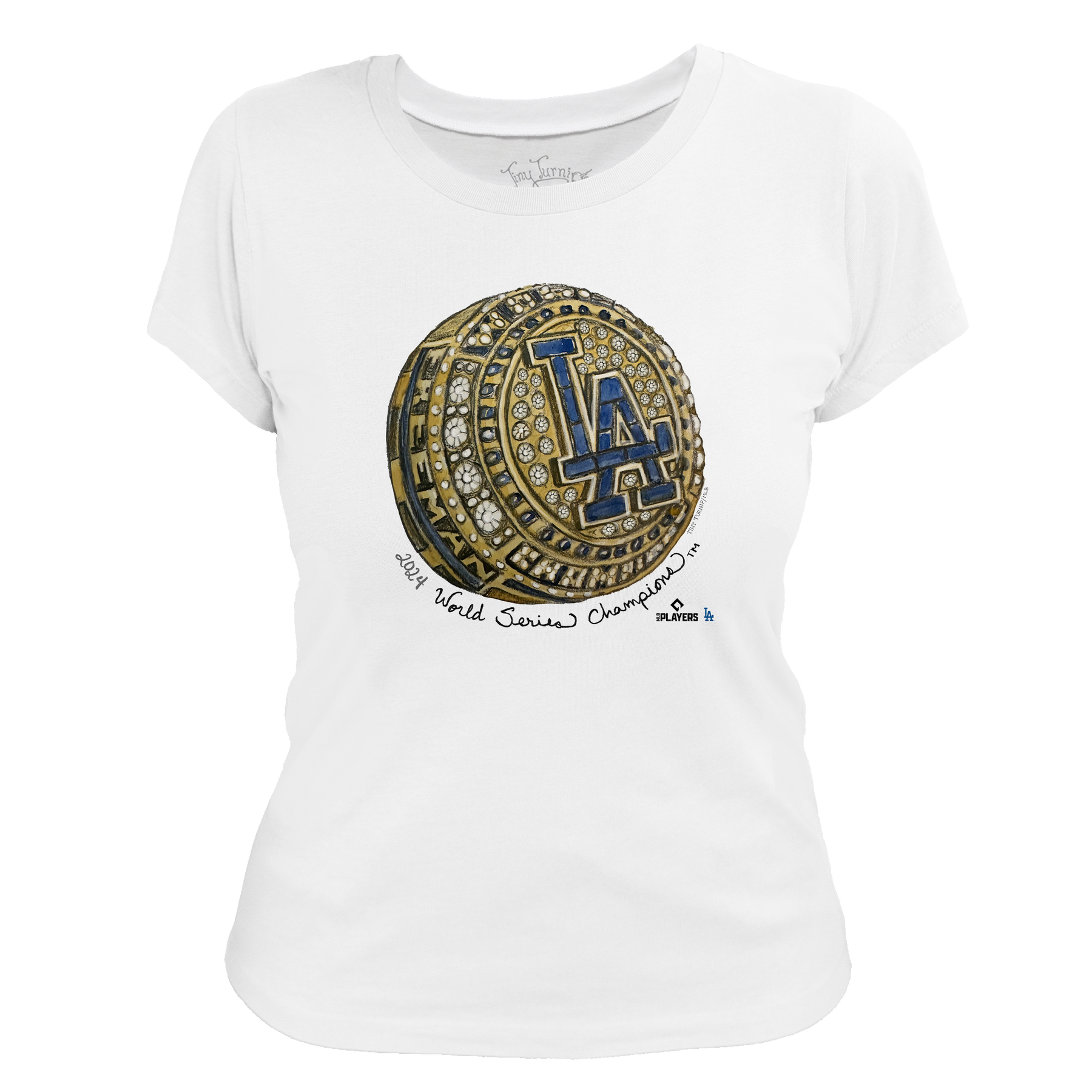 LA Dodgers Chelsea Freeman Let Freeman Ring Women's Tee Shirt