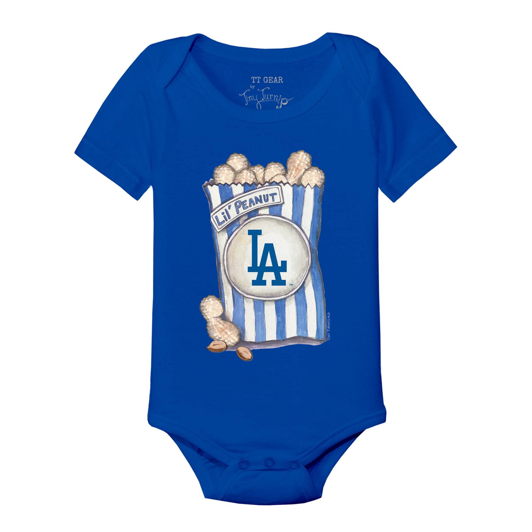 Los Angeles Dodgers Lil' Peanut Short Sleeve Snapper