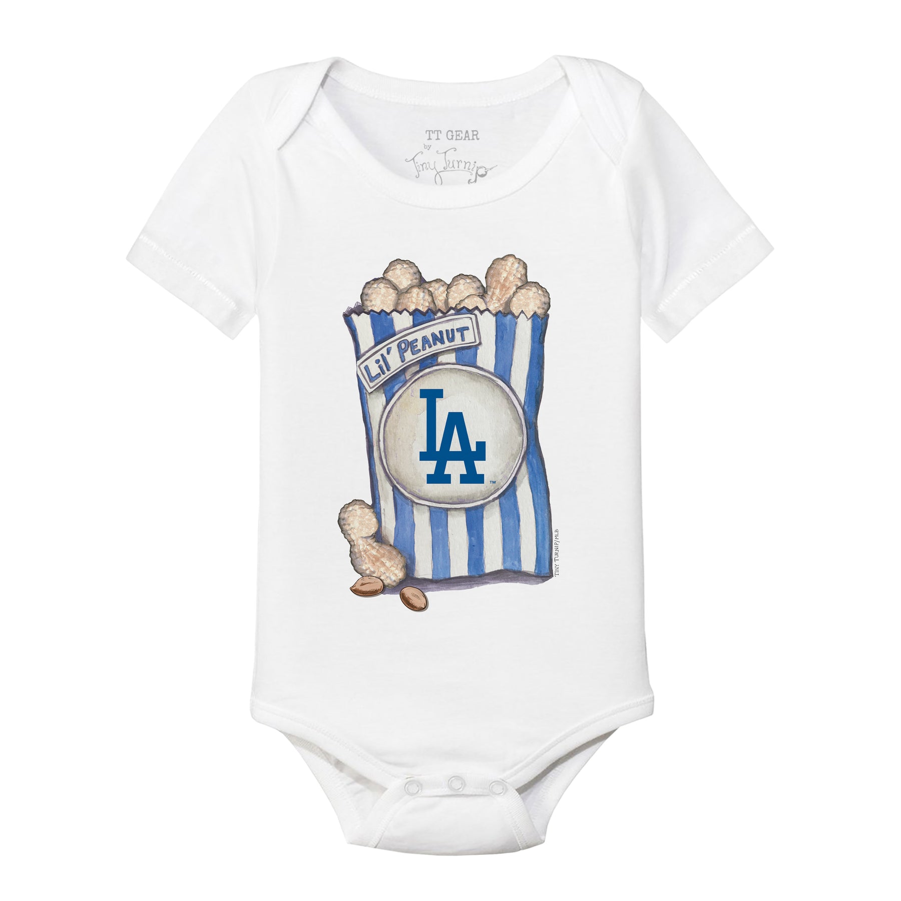 Los Angeles Dodgers Lil' Peanut Short Sleeve Snapper