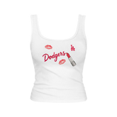 Los Angeles Dodgers Lipstick Emmy Tank