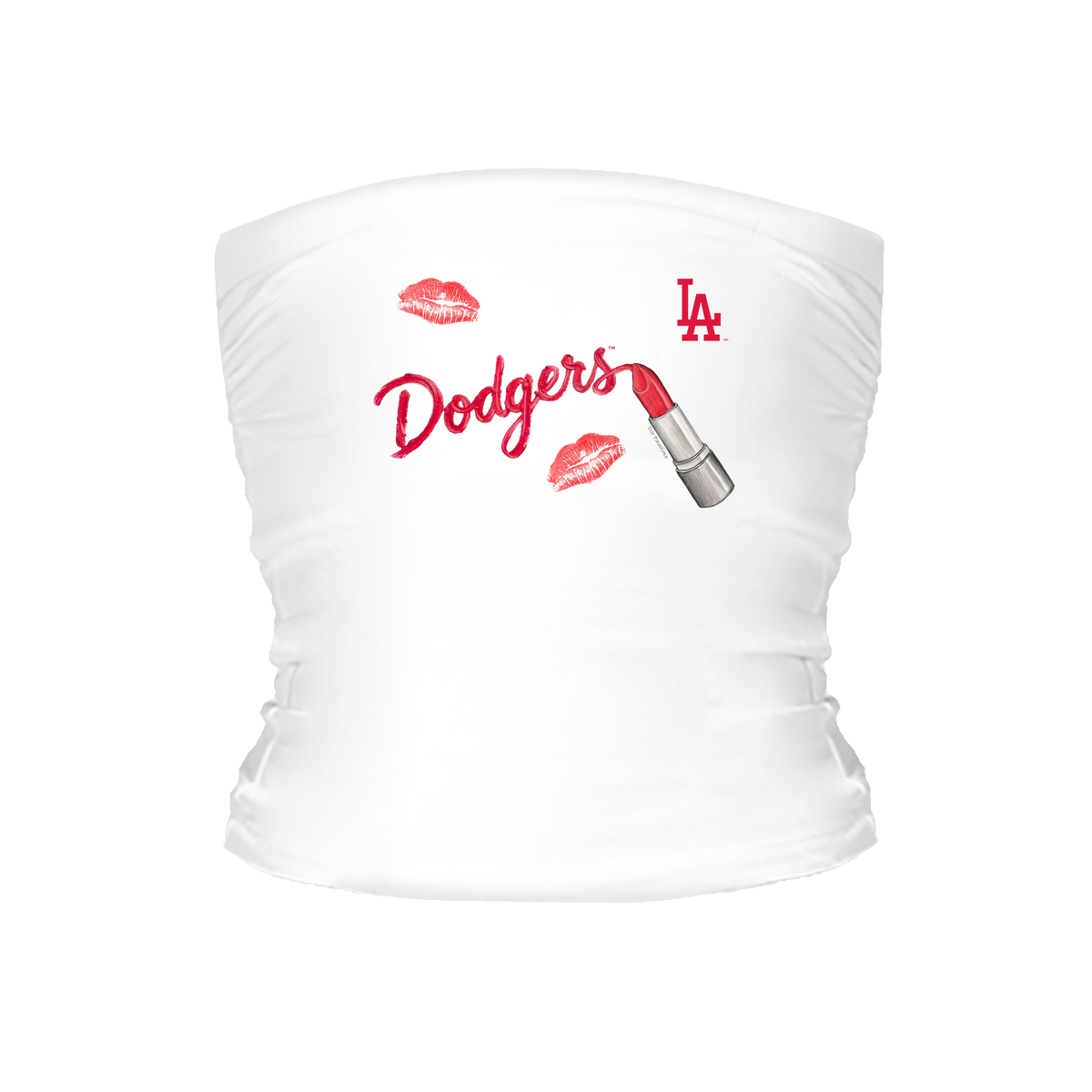 Los Angeles Dodgers Lipstick Tube Top - Tiny Turnip