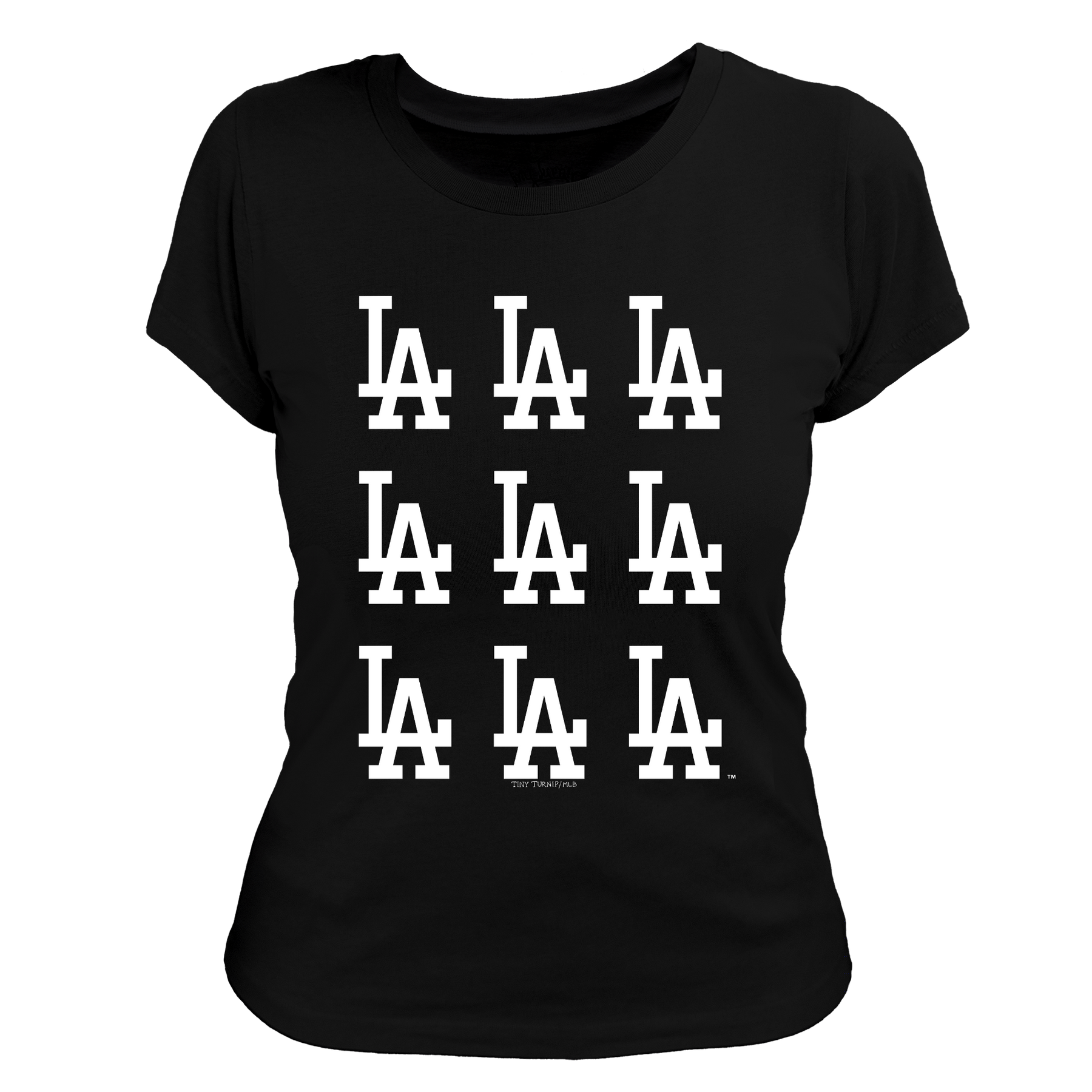 Los Angeles Dodgers Logo Grid Tee Shirt