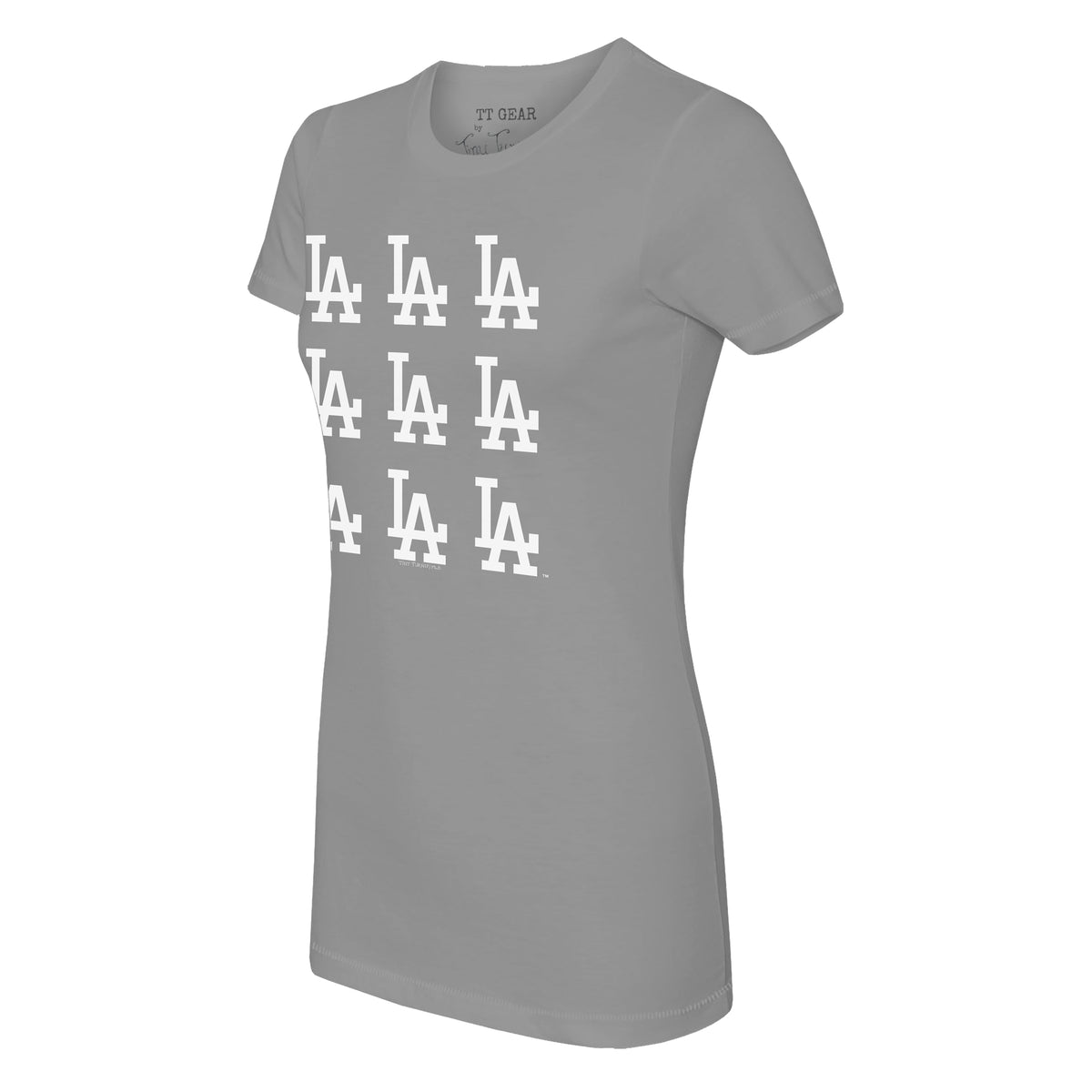 Los Angeles Dodgers Logo Grid Tee Shirt
