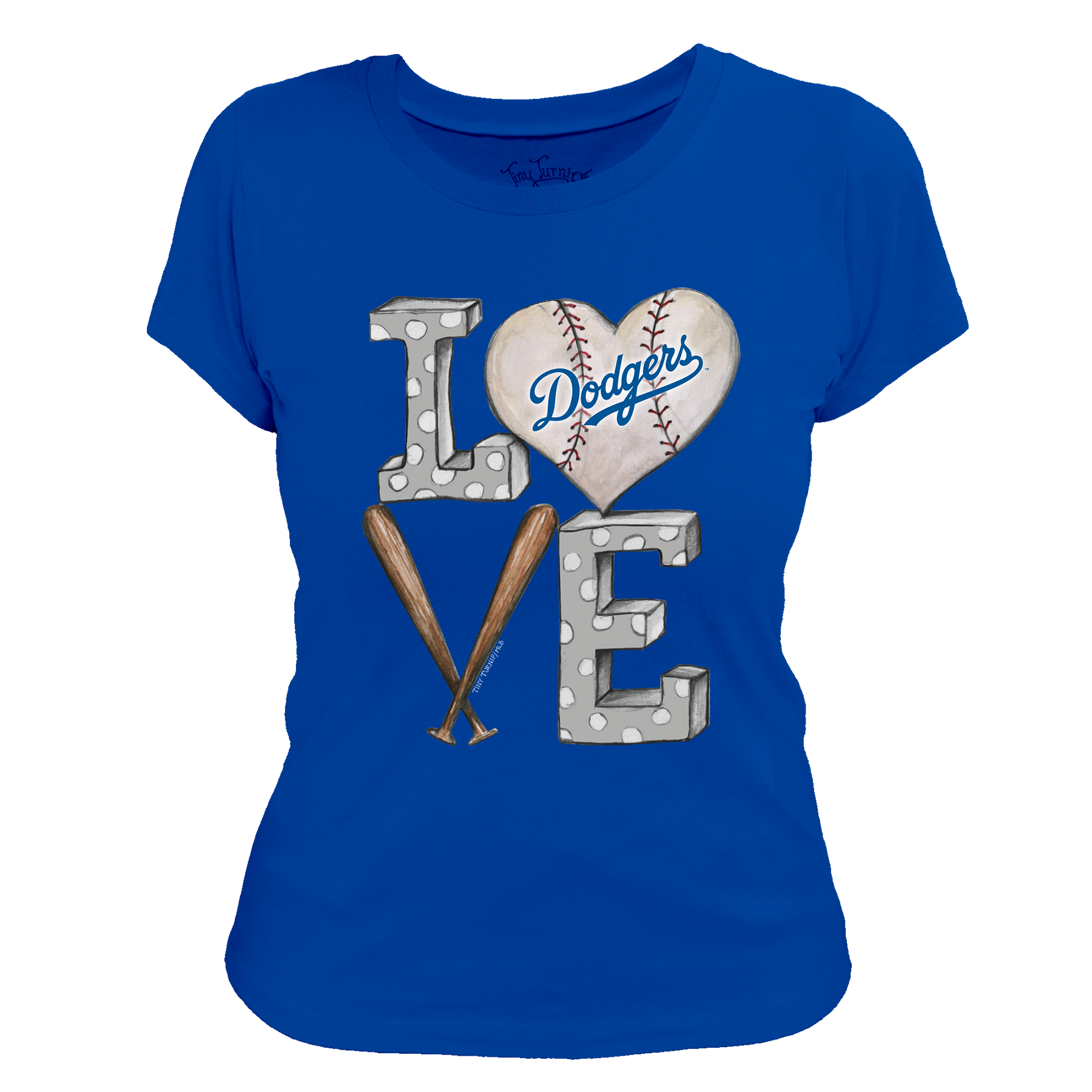 Los Angeles Dodgers Baseball LOVE Tee Shirt